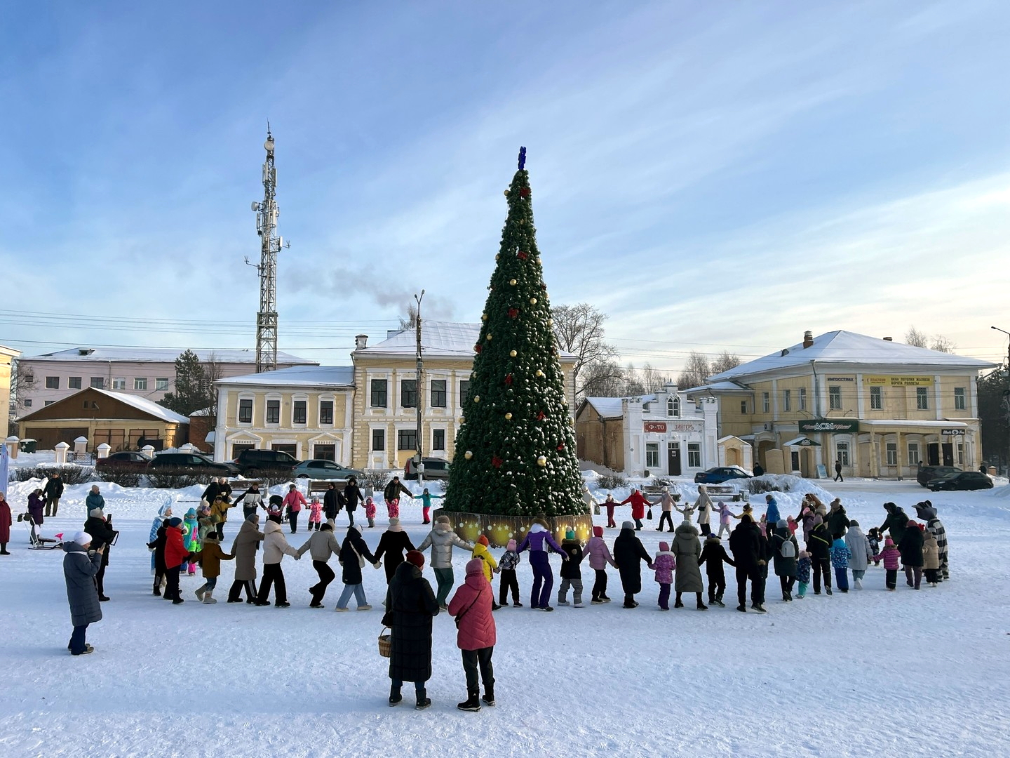 Более 13 000 тотьмичей и гостей города активно отметили Новый год и Рождество.