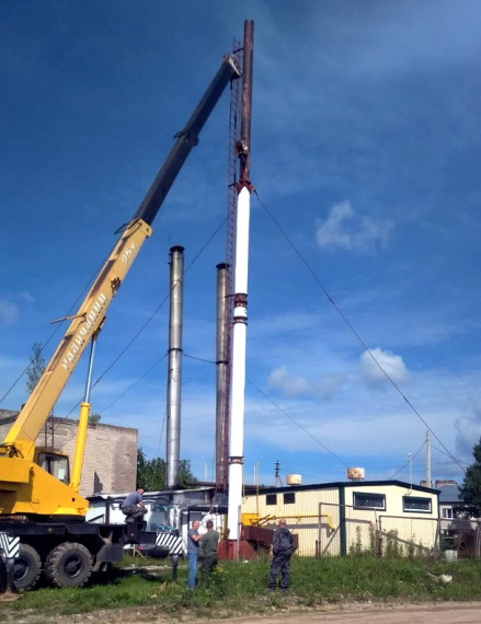 Проведён ремонт фундамента дымовой трубы газовой котельной в деревне Погорелово. Проведён ремонт фундамента дымовой трубы газовой котельной в деревне Погорелово.