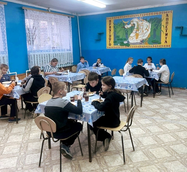 Дети питанием довольны. Дети питанием довольны.