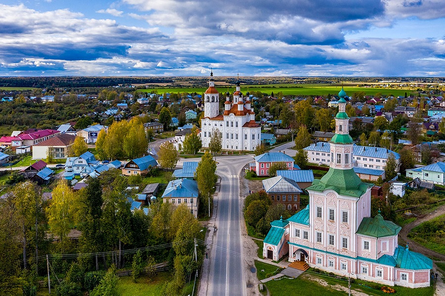 Прогноз тотьма на 10. Тотьма Вологодская область. Тотьма панорама. Тотьма достопримечательности. Тотьма панорама города.